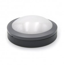 Φωτιστικό Επίτοιχο LED 12W 230V 960lm 3000K Θερμό Φως Polycarbonate Γκρί IP65 3-9170126